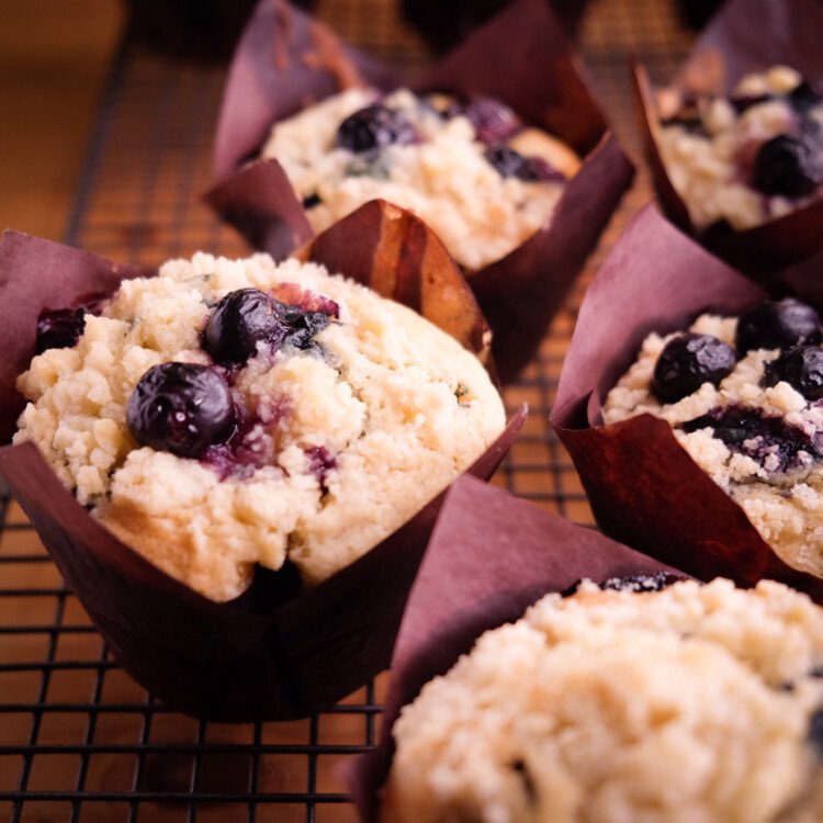 muffin ai mirtilli