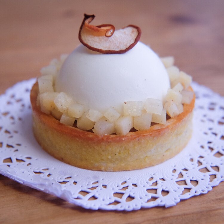 tortina con mousse di ricotta